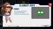 Punky's element info in The Sandbox Evolution