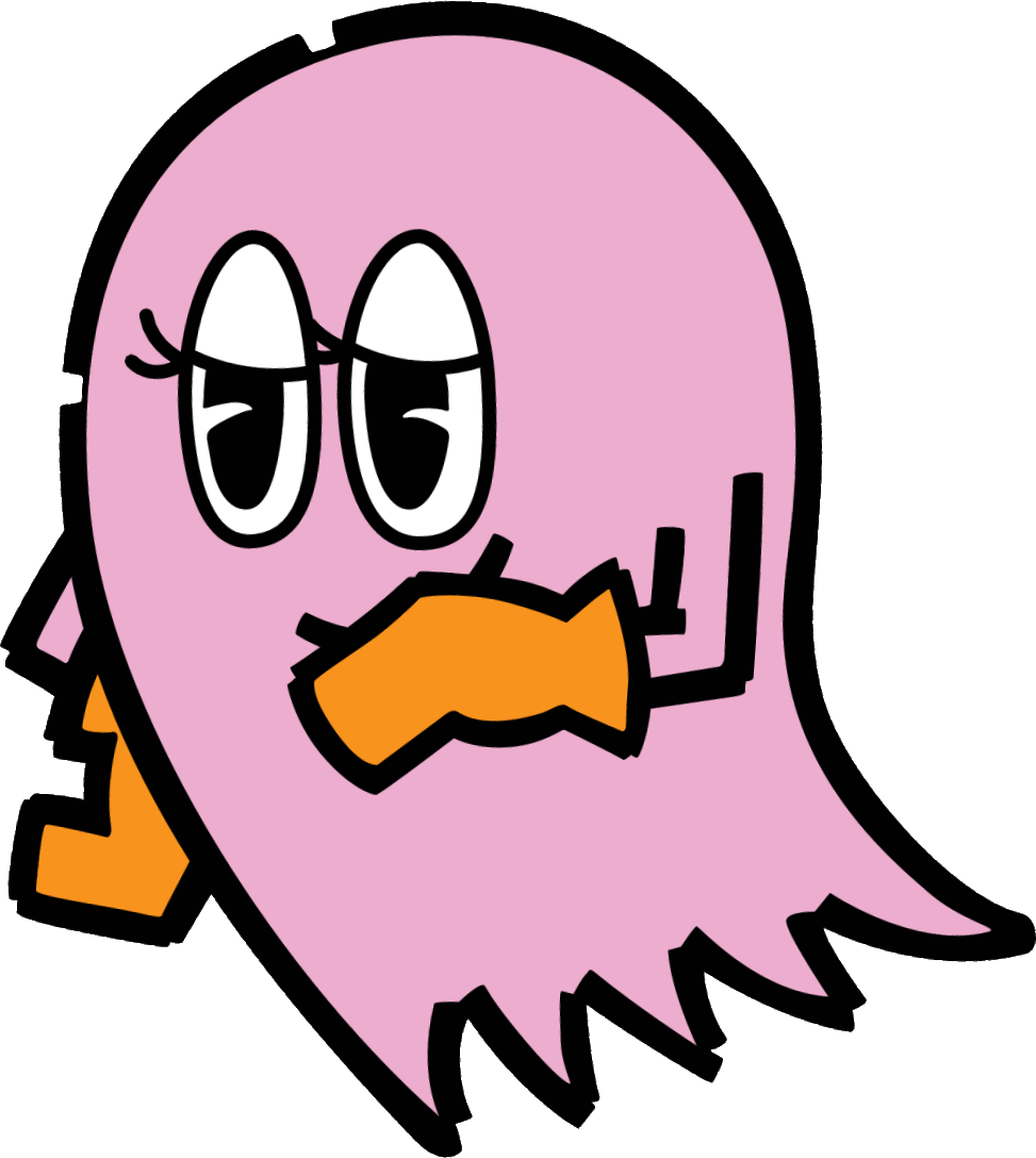 pacman ghost pinky