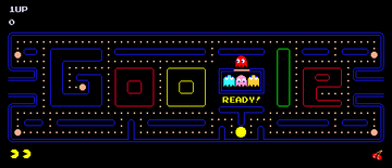 Play Google Doodle PacMan game free online