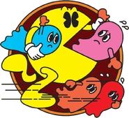 Don Mastri design; originates from U.S. Pac-Man promotional material.