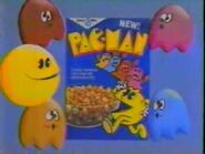 The first Pac-Man cereal commercial.