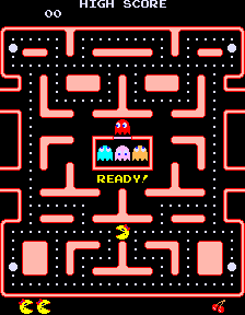 original pacman maze