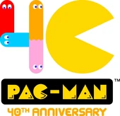 Pac-Man 40th Anniversary logo