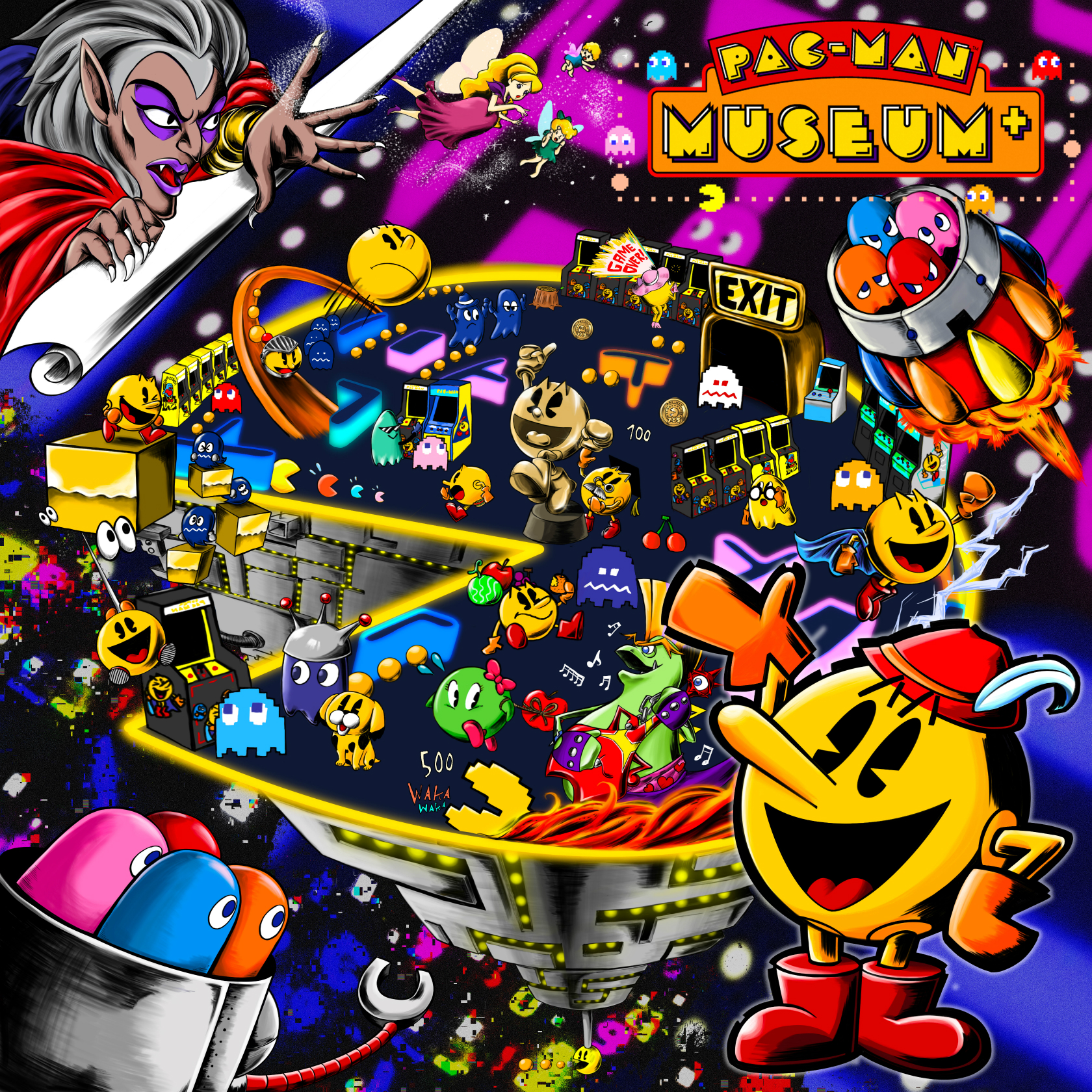 Pac-Man Museum+ Includes 14 Classics & a Customizable Arcade Hub