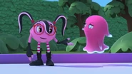 Cyli and Pinky discuss a plan to save their friends