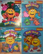 Milton Bradley, Pac-Man 80-piece wooden puzzles