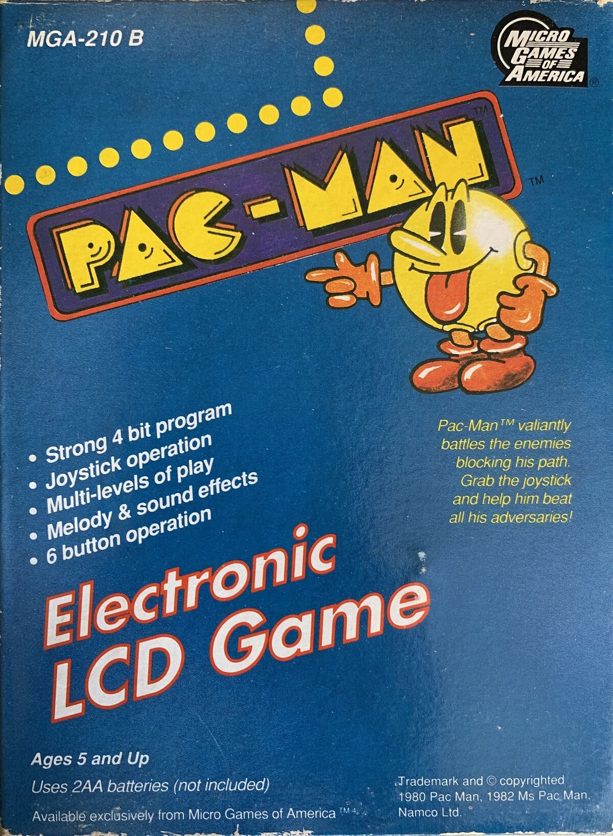 Pac-Man (MGA handheld series) | Pac-Man Wiki | Fandom