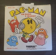 Tiger Electronics, Pac-Man AM Radio & Headset (box back)