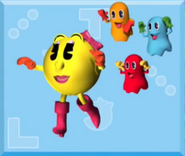 Ms. Pac-Man and Ghosts