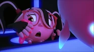 Pinky gives Cylindria a slimey handshake after being freed