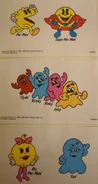 Pac-Man Cereal, stickers