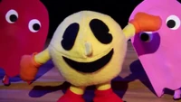 Pac-Man, Blinky, and Pinky in "Ballad of Gay Tony