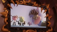 Betrayus sees the smelly cave kid on a slug cam
