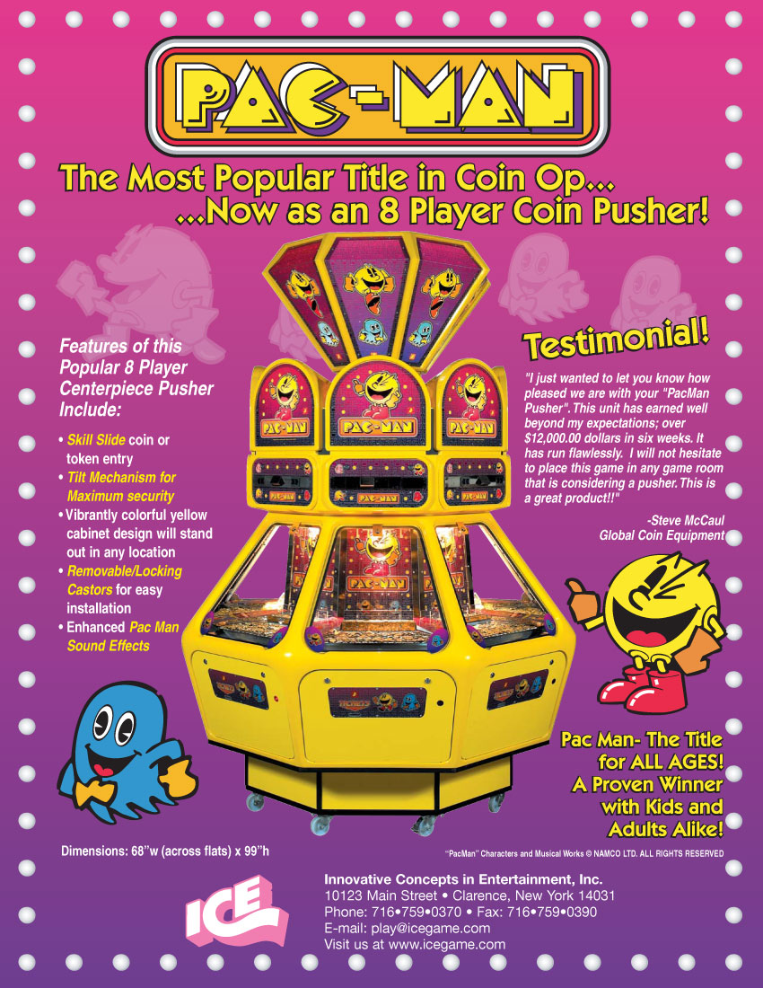 Pac-Man (Mazooma coin pusher), Pac-Man Wiki
