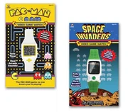 Pac-Man and Space Invaders "Video Game Watches"