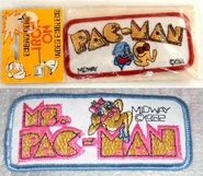 Joy Insignia, Pac-Man and Ms. Pac-Man iron-on patches (set 1)