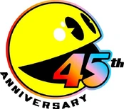 Pac-Man 45th Anniversary logo