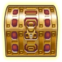 Gold treasure chest