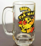 Libbey Glass, Pac-Man glass (with handle)