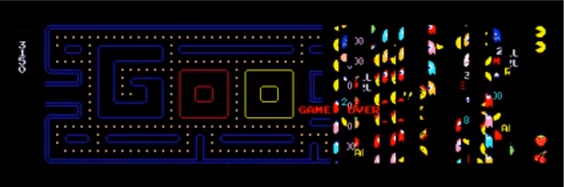 Pacman Google doodle high score 