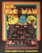 Video Expo, Ms. Pac-Man blacklight poster