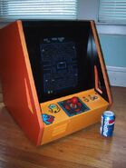 The prototype "countertop" Pac-Man machine model.