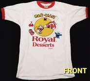 Royal Desserts, Pac-Man t-shirt (front)