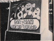 Rare photo of a Bally Midway Pac-Man & Chomp Chomp arcade cabinet as seen in  (Quarterly Issue No. 3, October 1983).