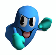 Inky in Pac-Man World 2.