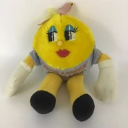 Knickerbocker Toy Co., Ms. Pac-Man plush toy ("You're a Winner")