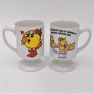 Bally Midway, Ms. Pac-Man ceramic mug (David Marofske signature)