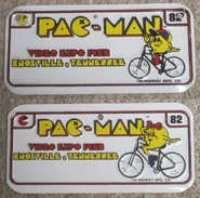 Video Expo, Pac-Man bicycle license plates