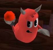 In-game screenshot of Fireball Ghost