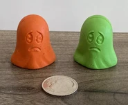 Unknown manufacturer, Pac-Man rubber pencil toppers