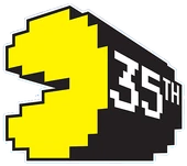 Pac-Man 35th Anniversary logo