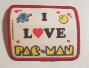 Unknown manufacturer, Pac-Man iron-on patch