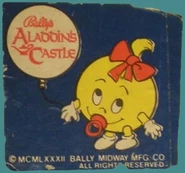 Aladdin's Castle, Baby Pac-Man sticker
