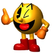 A 3D illustration reflective of the Pac-Man Character Manual (1999).