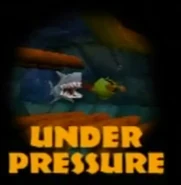 Loading screen for Under Pressure from Pac-Man World