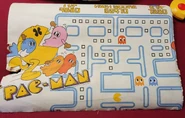 International Wallcoverings, Pac-Man wallcovering (unrolled)