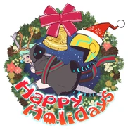 Holiday artwork by character artist Michi Kasugano