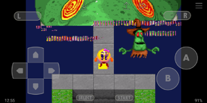 Gobblin's face splitting into colourful artifact bars.