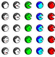 Unused Pac-Person 1.png (79 KB) The graphics of Laser Pac-Man inside of the game's files with recolors as well