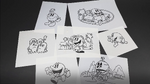 Namco-museum-of-art-pacman-character-manual-original-sketches-2.png (970 KB) Original Tadashi Yamashita sketches for merchandising, 1983