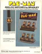Bradley, Pac-Man watches flyer