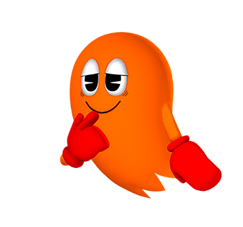 Clyde (Pac-Man Official 3D Render)