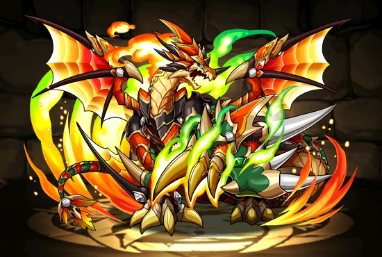 Scorched Claw Dragon, Flare Drall | Puzzle & Dragons Wiki | Fandom