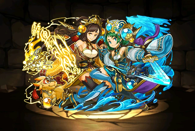 覚醒大喬 小喬 Puzzle Dragons Wiki Fandom