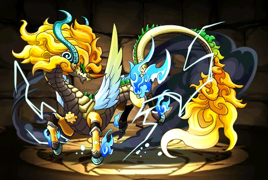 Phantom Thunder Dragon, Sagirinokami | Puzzle & Dragons Wiki | Fandom