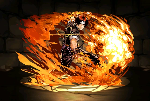 猛き炎の伝承者・草薙京| Puzzle & Dragons Wiki | Fandom